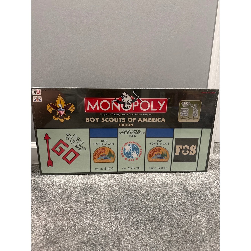 Monopoly Boy Scouts of America Edition‎ Board Game New Sealed USAopoly 2004 BSA